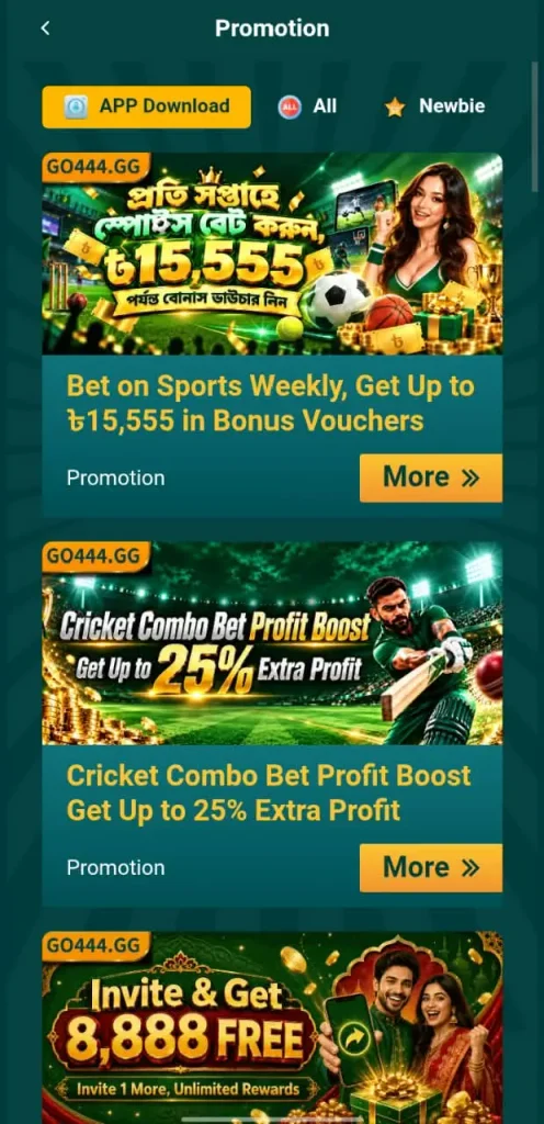 Go444 events